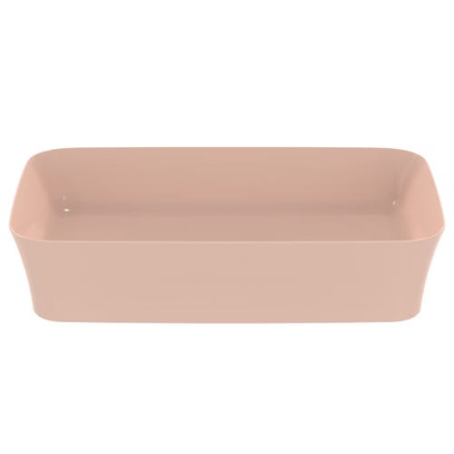 Immagine di Ideal Standard IPALYSS lavabo da appoggio 55 cm, senza troppopieno, con piletta, colore rosa pallido finitura opaco E2076V7