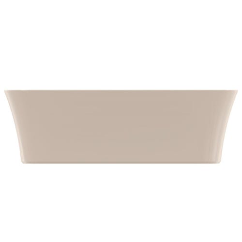 Immagine di Ideal Standard IPALYSS lavabo da appoggio 55 cm, senza troppopieno, con piletta, colore visone finitura opaco E2076V8