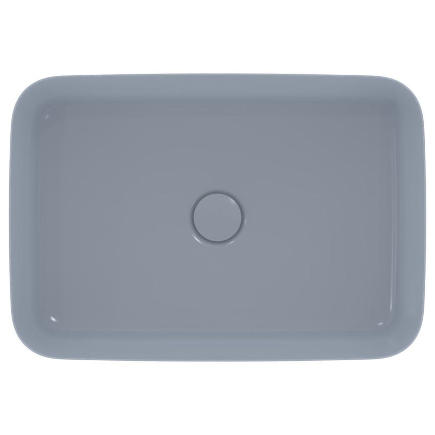 Immagine di Ideal Standard IPALYSS lavabo da appoggio 55 cm, senza troppopieno, con piletta, colore polvere finitura opaco E2076X8