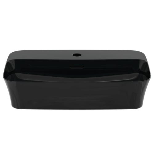 Immagine di Ideal Standard IPALYSS lavabo da appoggio 55 cm monoforo, con troppopieno, colore nero E2077V2