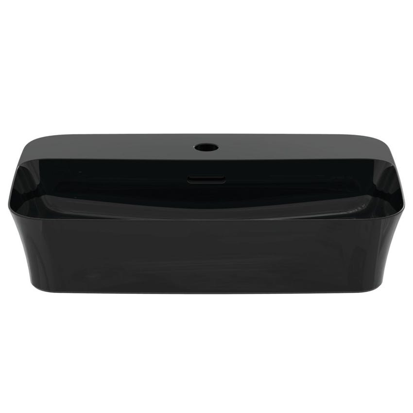 Immagine di Ideal Standard IPALYSS lavabo da appoggio 55 cm monoforo, con troppopieno, colore nero E2077V2