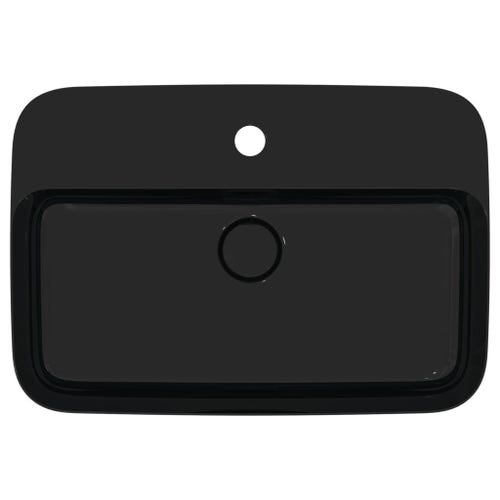 Immagine di Ideal Standard IPALYSS lavabo da appoggio 55 cm monoforo, con troppopieno, colore nero E2077V2