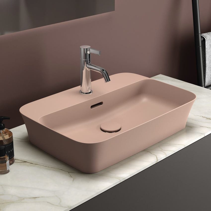 MOBILE BAGNO 90CM CON TOP ARDESIA PER LAVABO DA APPOGGIO IN