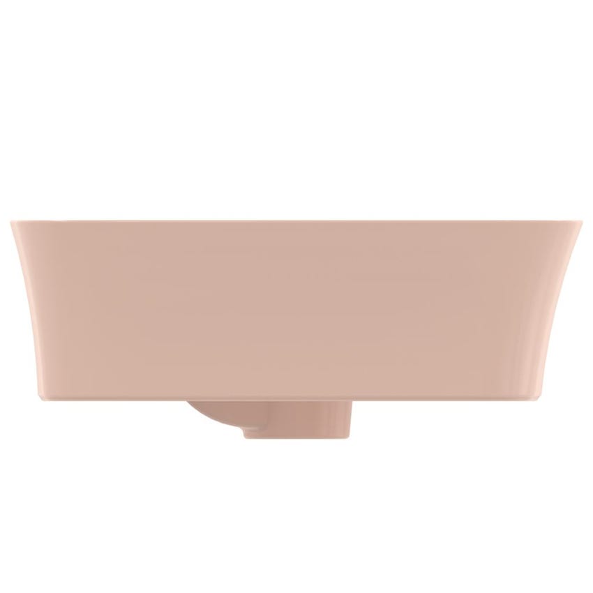 Immagine di Ideal Standard IPALYSS lavabo da appoggio 55 cm monoforo, con troppopieno, colore rosa pallido finitura opaco E2077V7