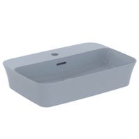 Immagine di Ideal Standard IPALYSS lavabo da appoggio 55 cm monoforo, con troppopieno, colore polvere finitura opaco E2077X8