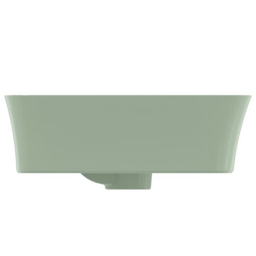 Immagine di Ideal Standard IPALYSS lavabo da appoggio 55 cm monoforo, con troppopieno, colore salvia finitura opaco E2077X9