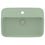 Immagine di Ideal Standard IPALYSS lavabo da appoggio 55 cm monoforo, con troppopieno, colore salvia finitura opaco E2077X9