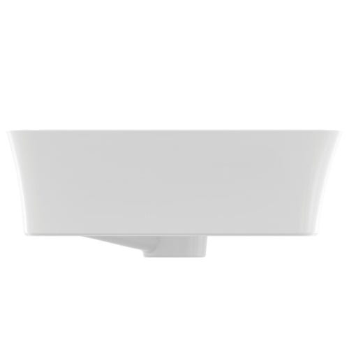 Immagine di Ideal Standard IPALYSS lavabo da appoggio 55 cm, con troppopieno, colore bianco seta finitura opaco E2078V1