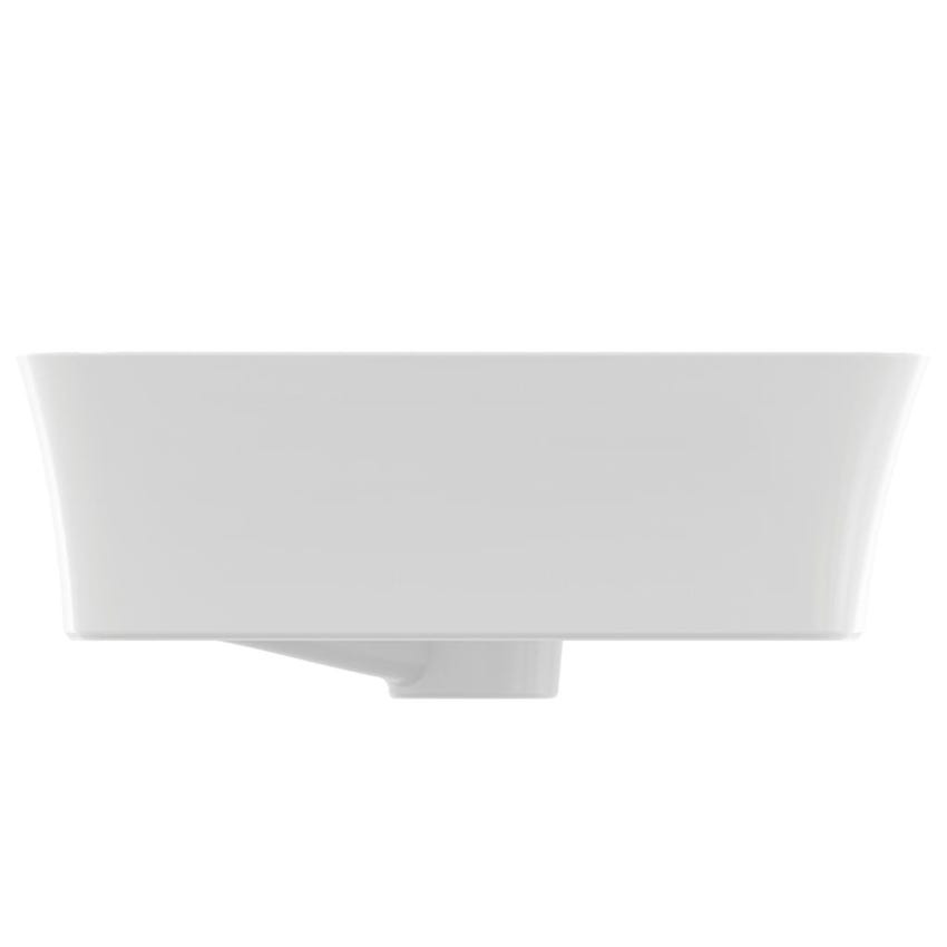 Immagine di Ideal Standard IPALYSS lavabo da appoggio 55 cm, con troppopieno, colore bianco seta finitura opaco E2078V1