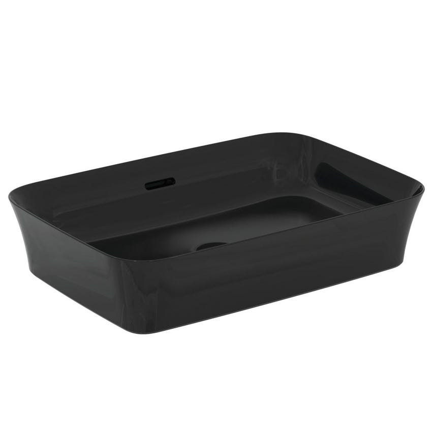Immagine di Ideal Standard IPALYSS lavabo da appoggio 55 cm, con troppopieno, colore nero E2078V2