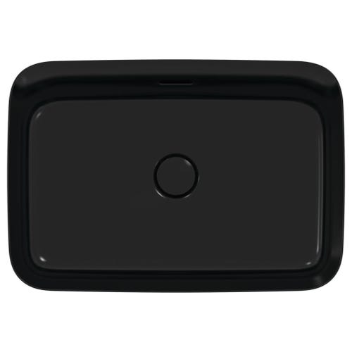 Immagine di Ideal Standard IPALYSS lavabo da appoggio 55 cm, con troppopieno, colore nero finitura opaco E2078V3