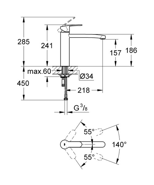 Miscelatore monocomando per lavello
