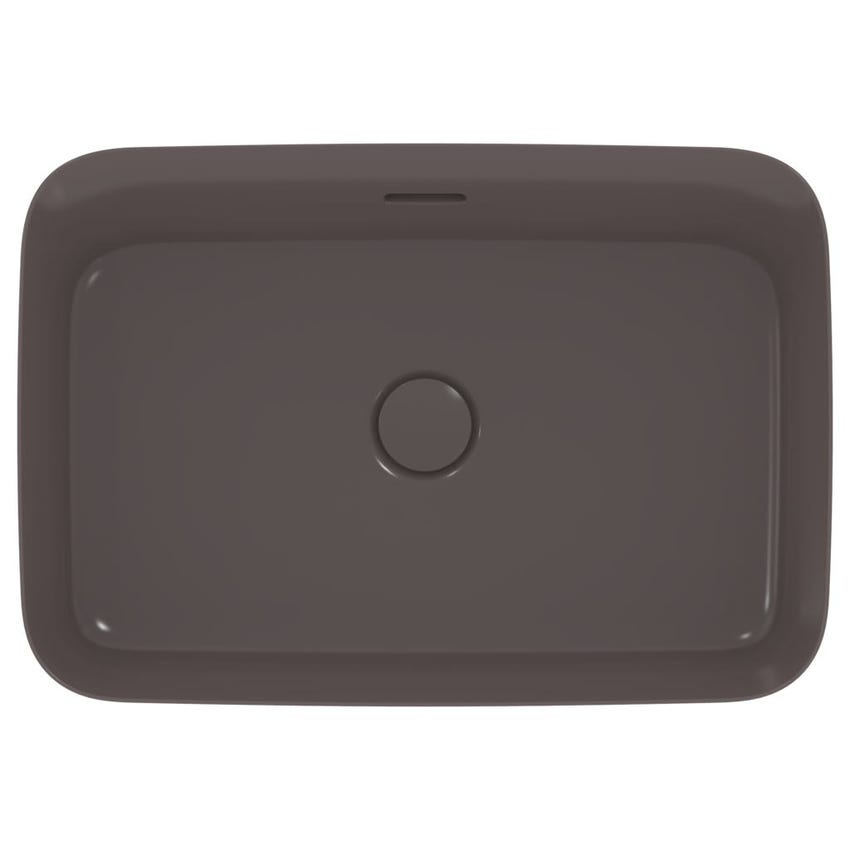 Immagine di Ideal Standard IPALYSS lavabo da appoggio 55 cm, con troppopieno, colore ardesia finitura opaco E2078V5