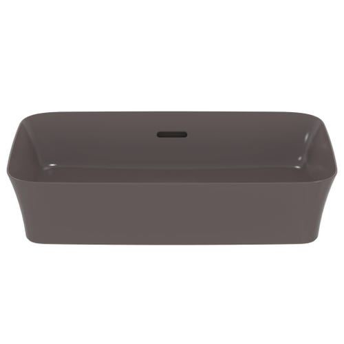 Immagine di Ideal Standard IPALYSS lavabo da appoggio 55 cm, con troppopieno, colore ardesia finitura opaco E2078V5