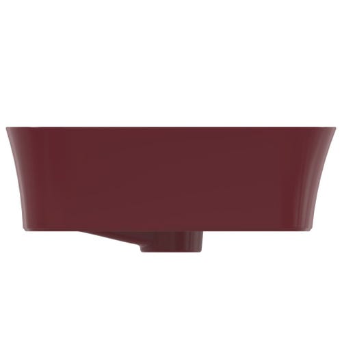 Immagine di Ideal Standard IPALYSS lavabo da appoggio 55 cm, con troppopieno, colore melograno finitura opaco E2078V6