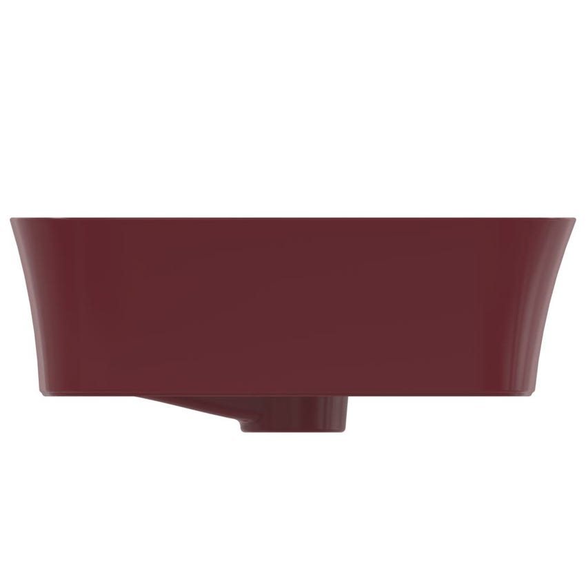 Immagine di Ideal Standard IPALYSS lavabo da appoggio 55 cm, con troppopieno, colore melograno finitura opaco E2078V6