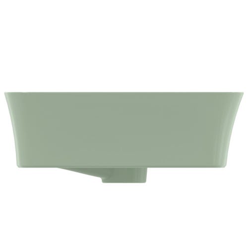 Immagine di Ideal Standard IPALYSS lavabo da appoggio 55 cm, con troppopieno, colore salvia finitura opaco E2078X9