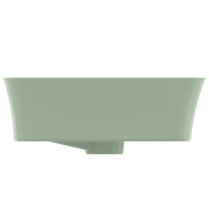 Immagine di Ideal Standard IPALYSS lavabo da appoggio 55 cm, con troppopieno, colore salvia finitura opaco E2078X9