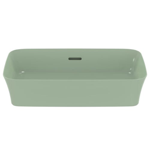 Immagine di Ideal Standard IPALYSS lavabo da appoggio 55 cm, con troppopieno, colore salvia finitura opaco E2078X9