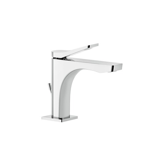 Immagine di Gessi RILIEVO miscelatore lavabo H.15 cm, con scarico e flessibili di collegamento, cartuccia 25 mm, finitura cromo 59001#031
