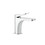 Immagine di Gessi RILIEVO miscelatore monocomando lavabo, flessibili di collegamento con attacco da 3/8", senza scarico, finitura cromo 59006#031