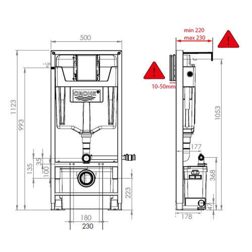 Immagine di SFA SANIWALL PRO UP trituratore adattabile SWPROUP