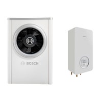 Immagine di Bosch CSH7000i AW 5 OR Pompa di calore esterna aria/acqua monofase AW 5 e unità interna murale ibrida HC7000i AW 9 I con valvola 3 vie 7735252247