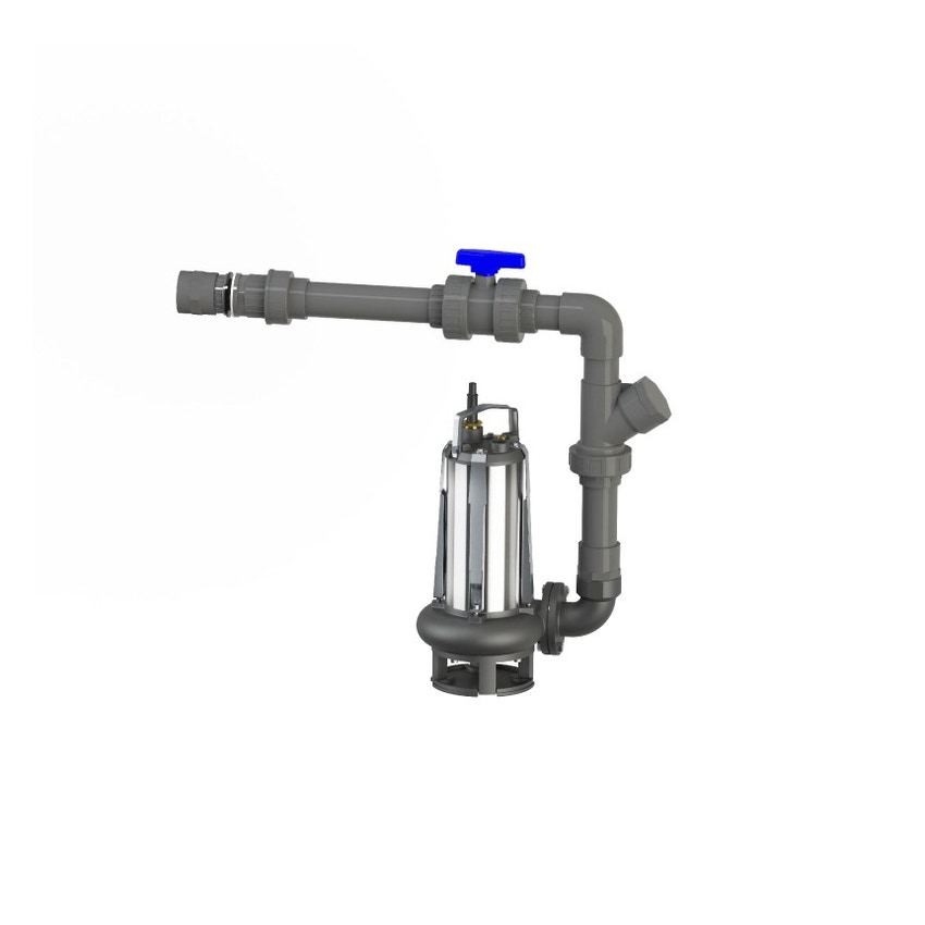 Immagine di SFA Sanitrit SANIPUMP SLD 700 S stazione di sollevamento per acque grigie o pluviali, con ruota bicanale, monofase SPUMPSLD700S