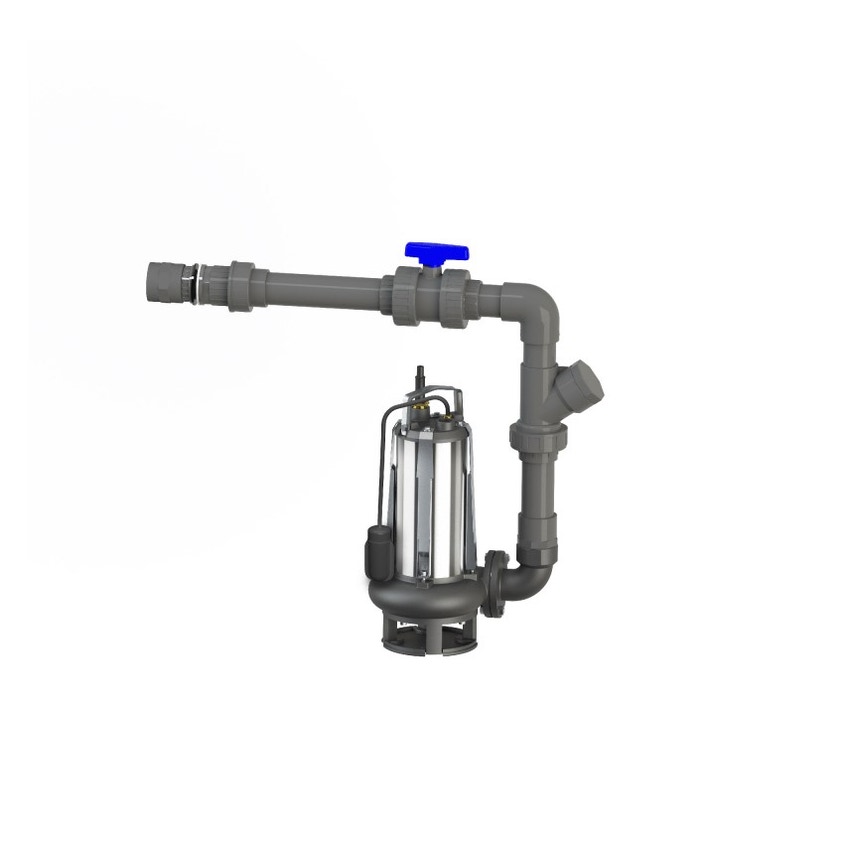 Immagine di SFA Sanitrit SANIPUMP SLD 700 S stazione di sollevamento per acque grigie o pluviali, con ruota bicanale, galleggiante, monofase SPUMPSLD700SA