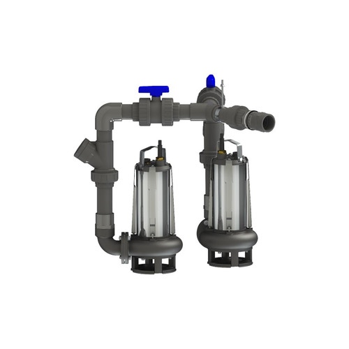 Immagine di SFA Sanitrit SANIPUMP SLD 700 S stazione di sollevamento per acque grigie o pluviali, con ruota bicanale, monofase SPUMPSLD700S