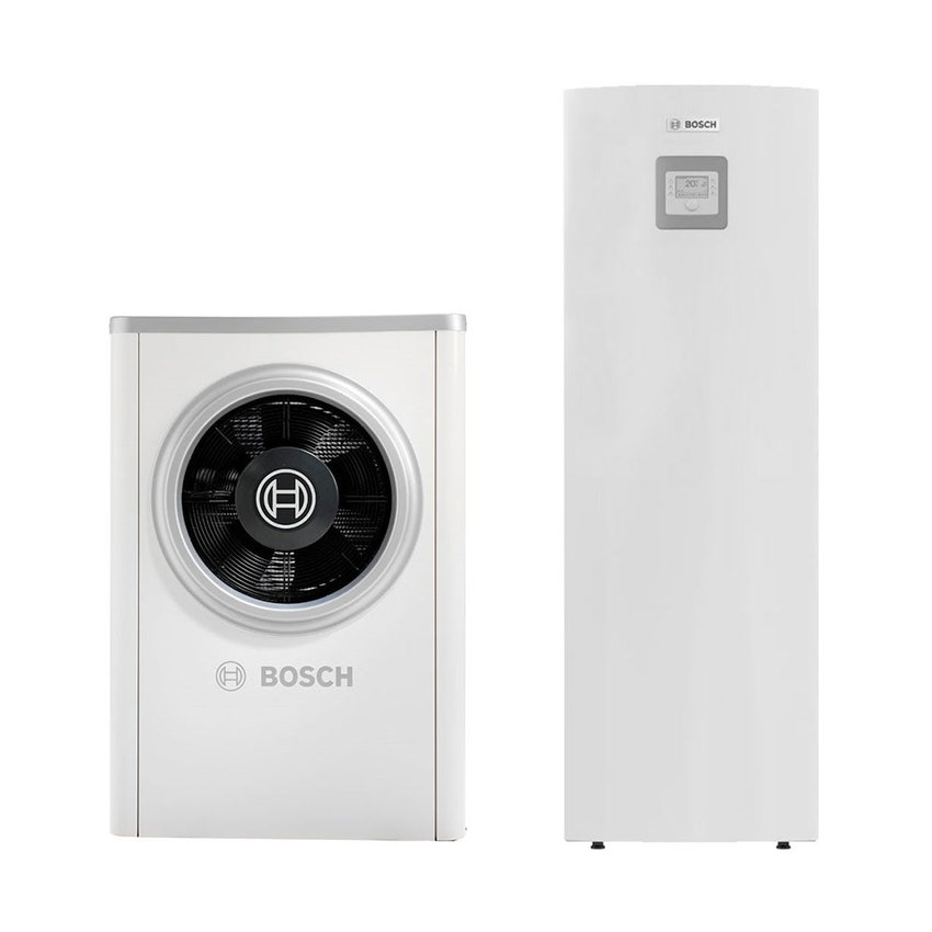 Immagine di Bosch Compress 7000i AW 13s - M Pompa di calore esterna aria/acqua reversibile monofase AW 13s e unità interna con bollitore monovalente integrato AWM 13-17 7735252201