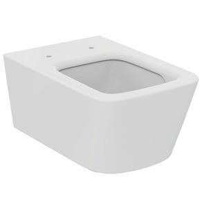 Immagine di Ideal Standard BLEND CUBE vaso sospeso AquaBlade®, senza sedile e senza brida, colore bianco finitura lucido T368601
