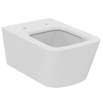 Immagine di Ideal Standard BLEND CUBE vaso sospeso AquaBlade®, senza sedile e senza brida, colore bianco finitura lucido T368601