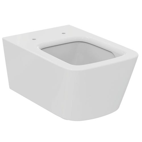 Immagine di Ideal Standard BLEND CUBE vaso sospeso AquaBlade®, senza sedile e senza brida, colore bianco finitura lucido T368601