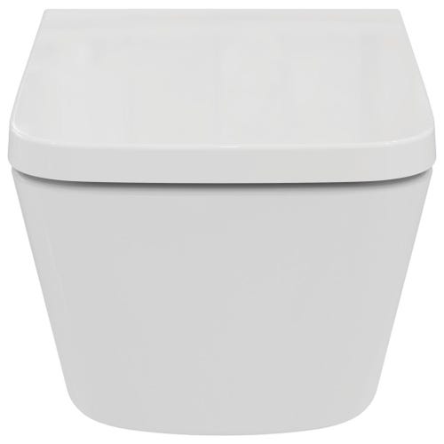 Immagine di Ideal Standard BLEND CUBE vaso sospeso AquaBlade®, senza sedile e senza brida, colore bianco finitura lucido T368601