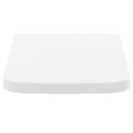 Immagine di Ideal Standard BLEND CUBE sedile slim per vaso Blend Cube, a chiusura rallentata, colore bianco seta finitura opaco T3927V1