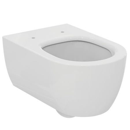 Immagine di Ideal Standard BLEND CURVE vaso sospeso AquaBlade®, senza brida e senza sedile, colore bianco finitura lucido T374901
