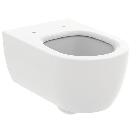 Immagine di Ideal Standard soluzione bagno completo, sanitari sospesi, lavabo 75 cm, colore bianco finitura lucido, mobile sottolavabo 120 cm, colore sunset finitura opaco, rubinetteria finitura magnetic grey SING4