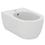Immagine di Ideal Standard BLEND CURVE bidet sospeso monoforo, con troppopieno, colore bianco finitura lucido T375001