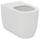 Ideal Standard BLEND CURVE vaso a terra AquaBlade® universale, a filo parete, senza brida e senza sedile, colore bianco finitura lucido T375101