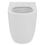 Immagine di Ideal Standard BLEND CURVE set sanitari a pavimento, vaso AquaBlade® senza brida, con sedile a discesa rallentata, bidet monoforo con troppopieno, colore bianco finitura lucido T375101-T375301-T376001
