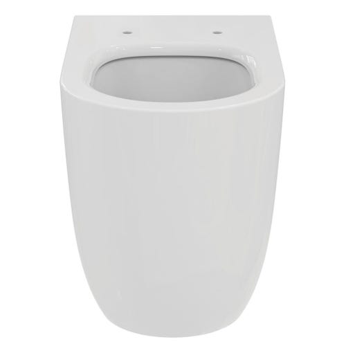 Immagine di Ideal Standard BLEND CURVE vaso a terra AquaBlade® universale, a filo parete, senza brida e senza sedile, colore bianco finitura lucido T375101