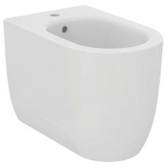 Immagine di Ideal Standard BLEND CURVE bidet a terra, a filo parete, con troppopieno, colore bianco finitura lucido T375301