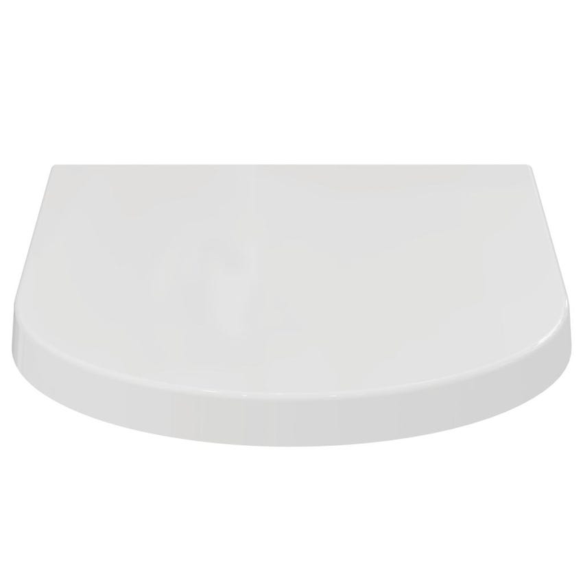 Immagine di Ideal Standard BLEND CURVE sedile slim per vaso Blend Curve, senza chiusura rallentata e sgancio rapido, colore bianco finitura lucido T376101