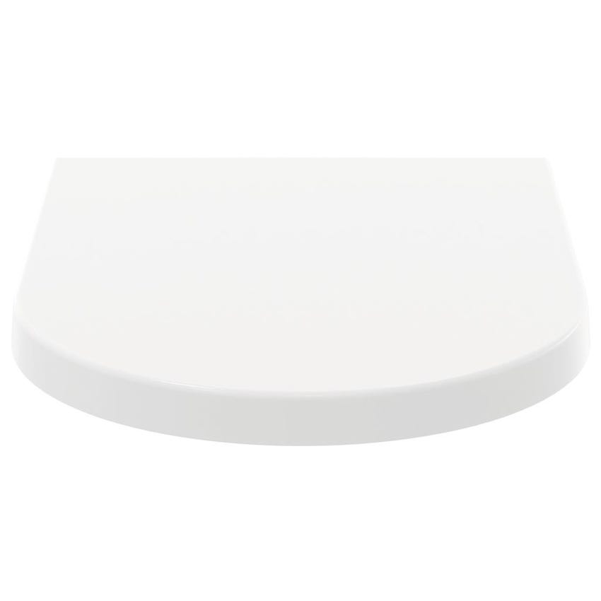 Immagine di Ideal Standard BLEND CURVE sedile slim per vaso Blend Curve, senza chiusura rallentata e sgancio rapido, colore bianco seta finitura opaco T3761V1