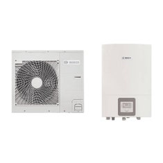 Immagine di Bosch Compress 3000 AWS 8 - ES Pompa di calore aria/acqua reversibile splittata monofase ODU Split 8 e unità interna murale AWES 8-15 con resistenza elettrica integrata 7735252160