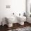 Immagine di Ideal Standard TESI set sanitari a pavimento, vaso AquaBlade® con sedile slim senza chiusura rallentata, bidet monoforo con troppopieno, colore bianco finitura lucido T353701-T456901