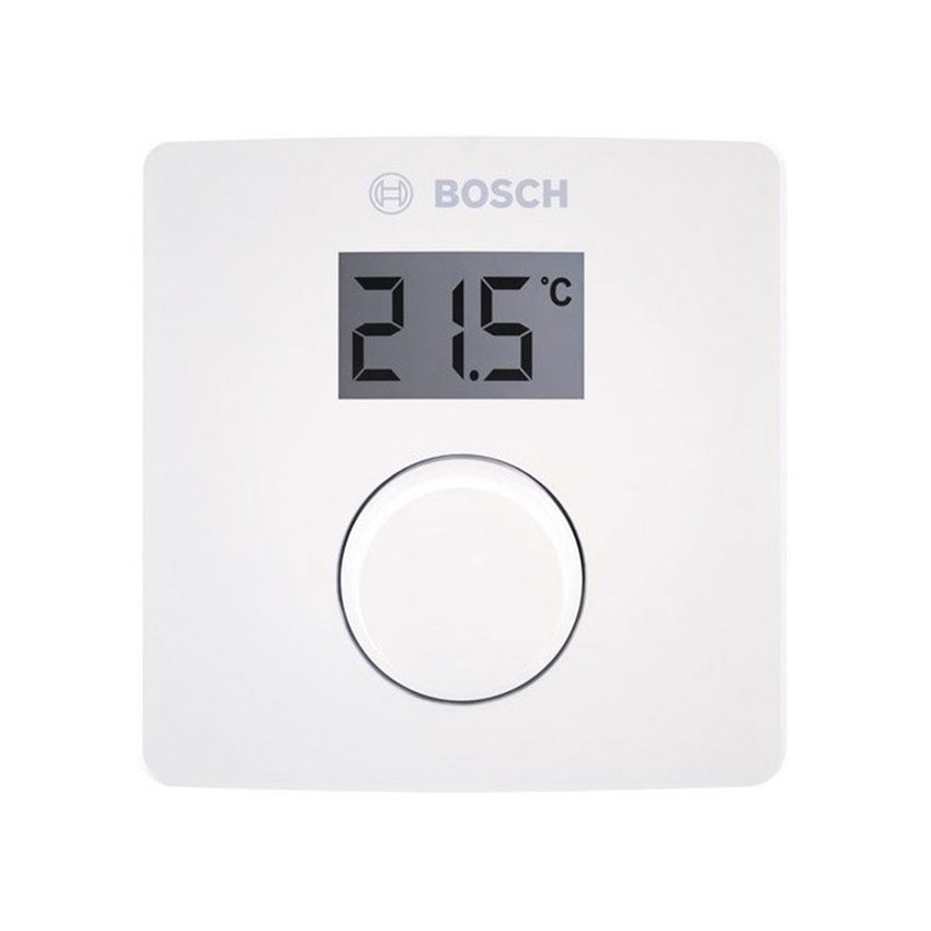 Immagine di Bosch CR11 H Termostato modulante con sensore di umidità relativa, per il circuito di riscaldamento e raffrescamento a pavimento radiante 7738112972