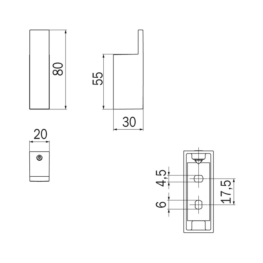 Immagine di Inda DIVO appendiabiti, finitura cromo A1520ACR