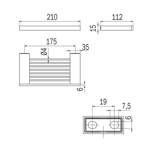 Immagine di Inda DIVO cestino, finitura cromo A15490CR